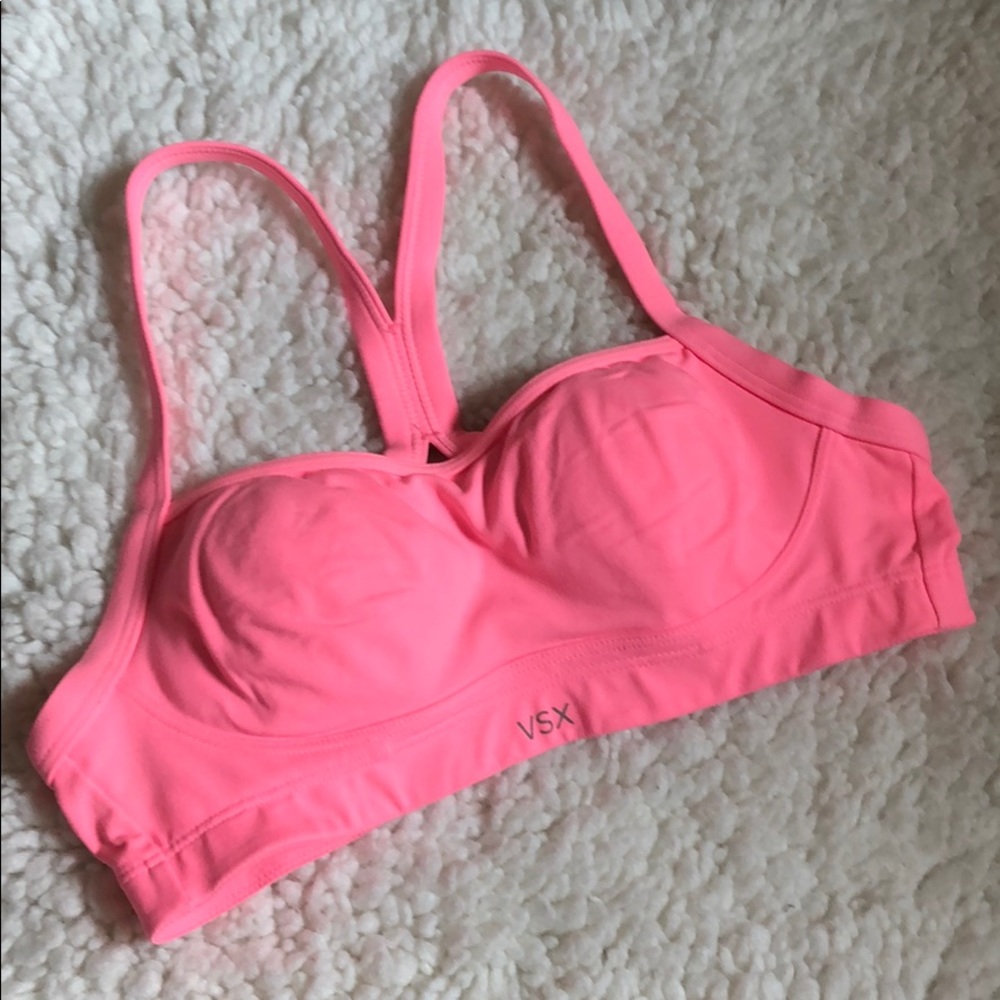 Victoria’s Secret sports bra. Hot Pink. NWOT.